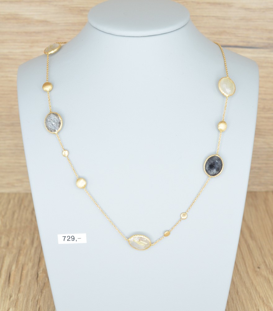  Kette mit gearbeiteten Elementen – Design vor Materialwert